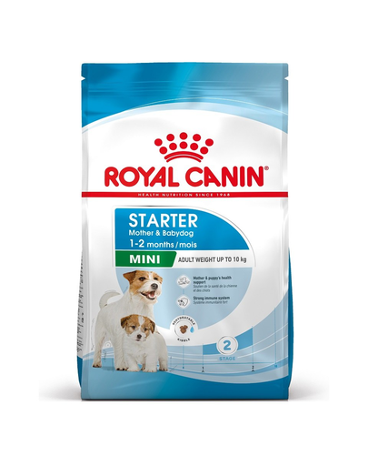 ROYAL CANIN Mini Starter Mother & Babydog 8 kg hrana dietetica pentru catea mama si puii pana la 8 saptamani de talie mica