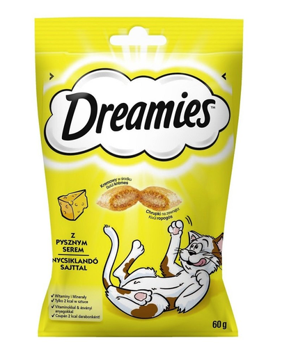 DREAMIES recompense pisici, cu branza 60 g