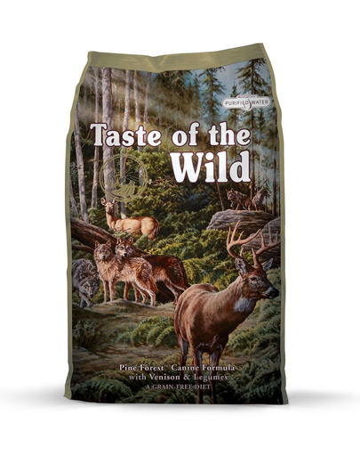 TASTE OF THE WILD Pine Forest hrana uscata caini si catei, cu vanat si legume 2 kg câini imagine 2022