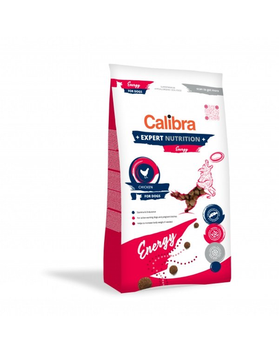 CALIBRA Dog Expert Nutrition Energy Hrana uscata pentru caini adulti cu activitate fizica crescuta 12 kg