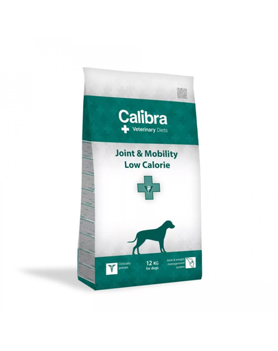 CALIBRA Veterinary Diet Dog Joint &amp; Mobility Low Calorie Dieta veterinara pentru caini adulti, mentinerea greutatii 12 kg