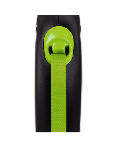 FLEXI New Neon lesa automata pentru caini, verde, marimea S, 5 m