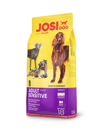 JOSERA JosiDog Adult Sensitive hrana uscata pentru caini adulti cu sistem digestiv sensibil 18 kg