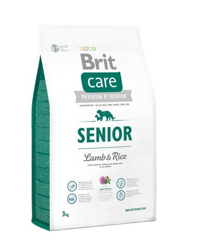 Brit care senior lamb   rice 3 kg
