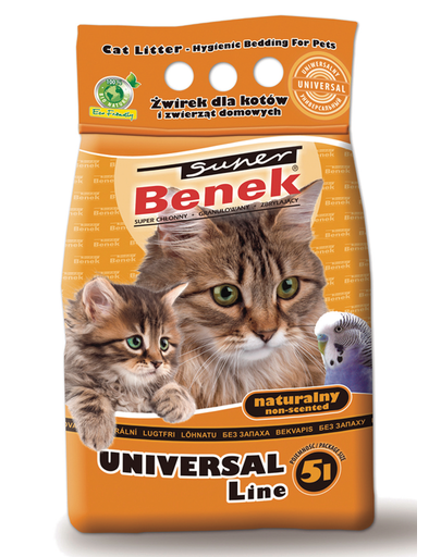 BENEK Super Universal Asternut Igienic 5 L X 2 (10 L)