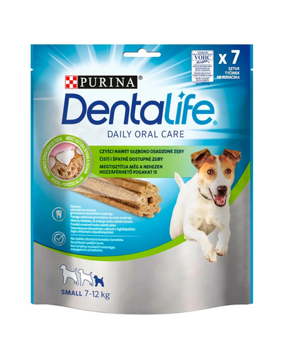 PURINA Dentalife Small 115g Recompense dentare pentru cainii adulti de talie mica (7 buc.)