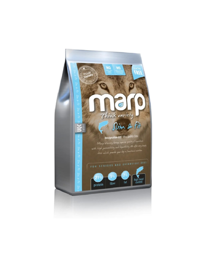 MARP Variety Slim&amp;Fit Hrana uscata caini supraponderali, cu peste alb 12 kg