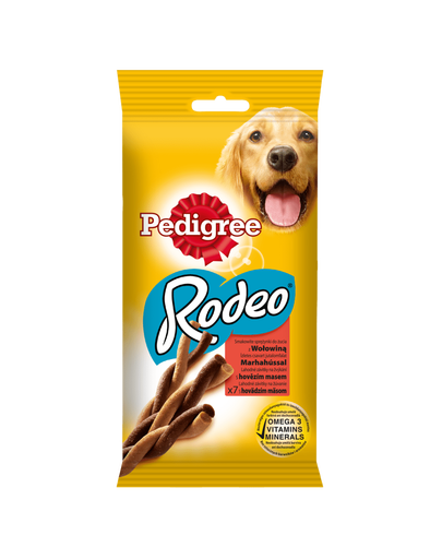 PEDIGREE Rodeo snack cu vită 122 g