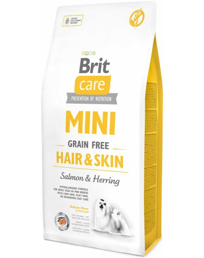 BRIT Care Mini Grain Free Hair&Skin 2 kg Brit imagine 2022