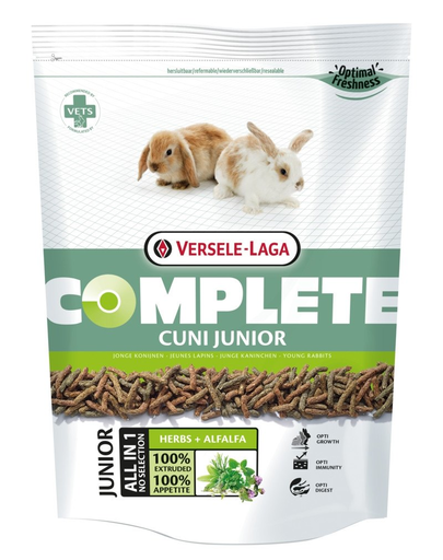 VERSELE-LAGA Cuni Junior Complete Hrana completa pentru iepuri junior, cu lucerna 1.75 kg