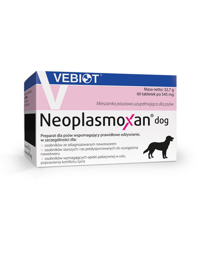 VEBIOT Neoplasmoxan dog Supliment alimentar pentru caini cu cance 60 tab