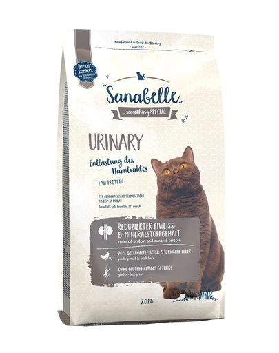SANABELLE Urinary Hrana uscata pisici adulte cu probleme ale tractului urinar, cu pasare 2 kg adulte