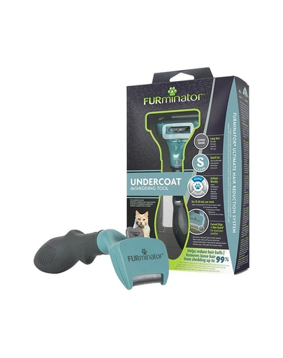 FURMINATOR Undercoat deShedding pentru pisici cu păr lung - Small