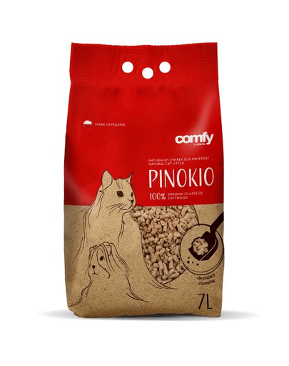  COMFY Pinokio Asternut din lemn pentru litiera 7 L 