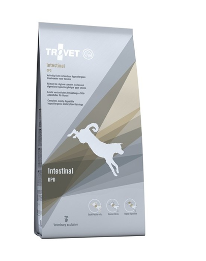 Trovet intestinal dpd dieta veterinara pentru caini 3 kg cu afectiuni ale stomacului/intestinului