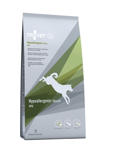 Trovet hypoallergenic horse hpd hrana hipoalergenica pentru caini 3 kg carne de cal
