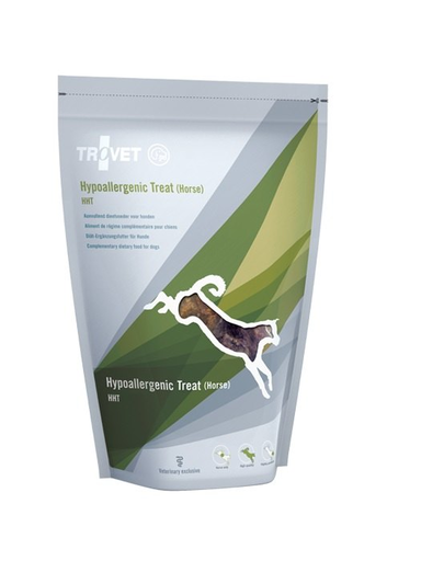 Trovet hypoallergenic treat horse hht recompense functionale 250 g carne de cal
