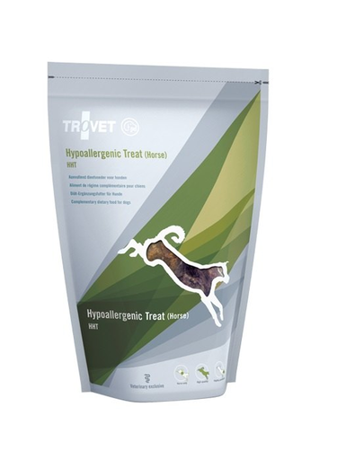 TROVET Hypoallergenic Treat Horse HHT recompense functionale 250 g carne de cal 250