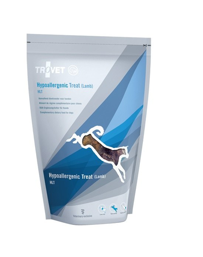 TROVET Hypoallergenic Treat Lamb HLT recompense caini, cu miel 250 g