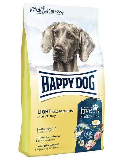 HAPPY DOG Supreme Fit&Vital Light Calorie Control 12 kg câini