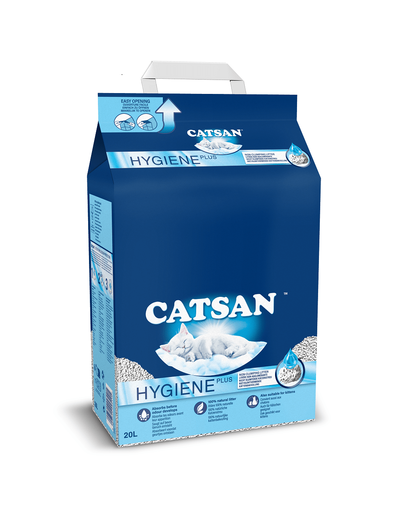 CATSAN Hygiene Plus 20 L nisip pentru litiera pisicilor