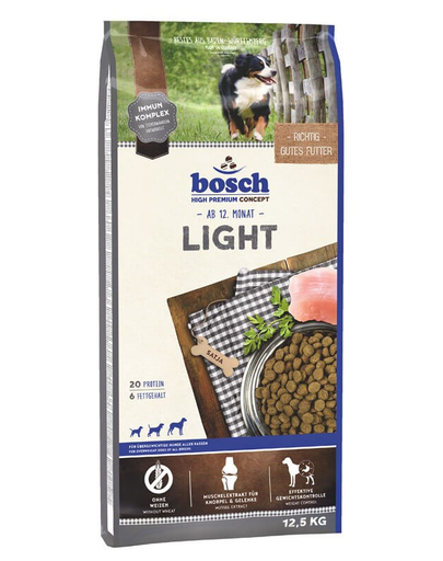 BOSCH Light Hrana uscata pentru cainii adulti cu tendinta de ingrasare 12.5 kg