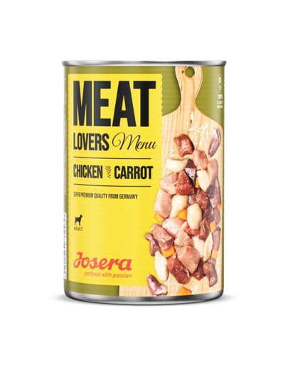JOSERA Meatlovers Pure hrana umeda monoproteica pentru caini, cu pui 6×800 g 6x800 imagine 2022
