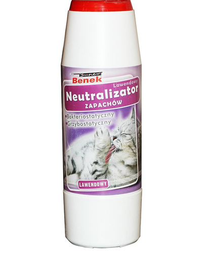 BENEK Neutralizator mirosuri pisici, cu lavanda 500 g