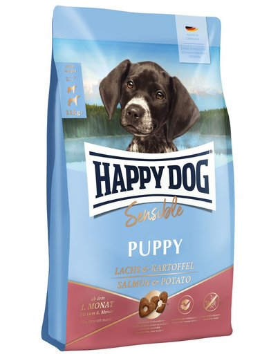 HAPPY DOG Sensible Puppy Lachs Hrana uscata pentru catei cu sensibilitati 10 kg câini