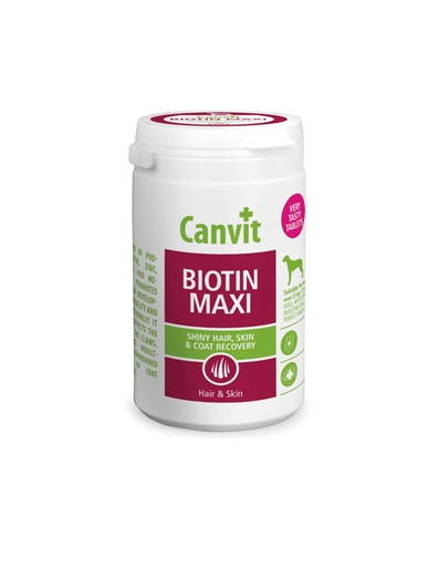 CANVIT Dog Biotin Maxi vitamine caini pentru par si blana 500g