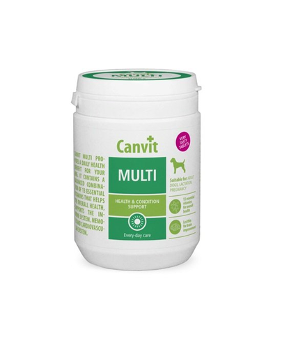 CANVIT Dog Multi supliment nutritiv pentru caini 500g 500g imagine 2022