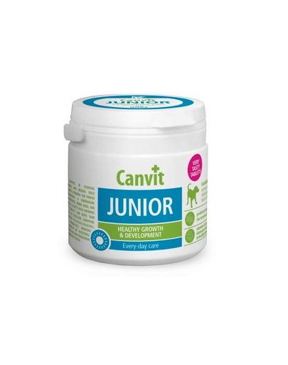 CANVIT Dog Junior supliment nutritiv caini juniori 100g 100g imagine 2022