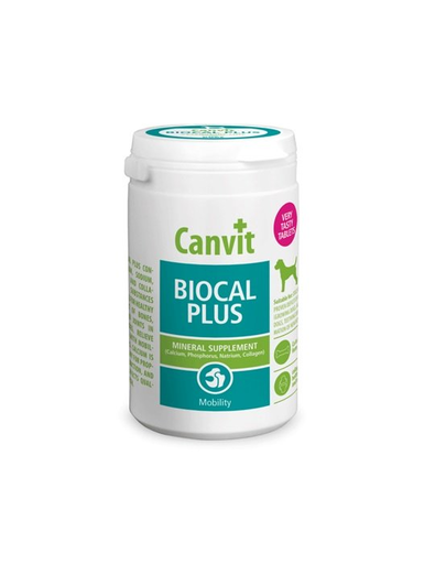 CANVIT Dog Biocal Plus supliment nutritiv pentru caini 230g 230g imagine 2022