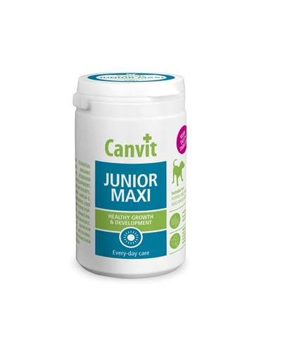 CANVIT Dog Junior Maxi complex vitamine caini juniori talie mare 230g