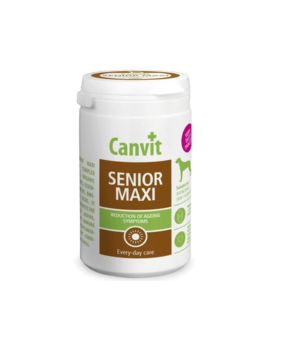CANVIT Dog Senior Maxi vitamine caini seniori de rase mari 230g 230g imagine 2022