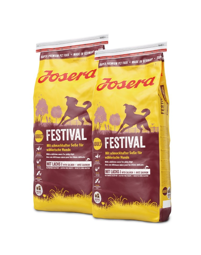 JOSERA Dog Festival hrana uscata pentru caini pretentiosi 30 kg (2 x 15 kg) câini imagine 2022