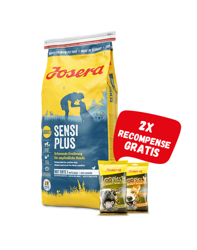 Josera sensiplus adult hrana caini cu sistem digestiv sensibil 15 kg + 2 recompense loopies gratis