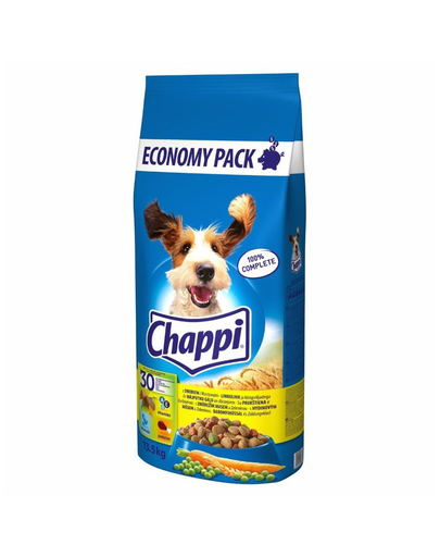 Chappi Adult hrana uscata pentru caini adulti, cu pasare si legume 27 kg (2 x 13.5 kg)