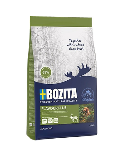 BOZITA Flavour Plus Hrana uscata pentru caini pretentiosi, cu pui 3,5 kg