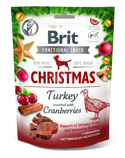 BRIT Care Dog Functional Snack Christmas recompensa caini 150 g
