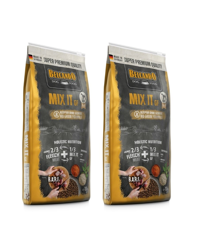 BELCANDO Mix It Grain Free hrana uscata fara cereale pentru caini adulti, talie XS-XL 20 kg (2 x 10 kg) Adulti imagine 2022