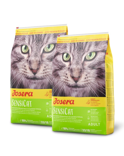 JOSERA SensiCat Hrana Uscata Pentru Pisici Sensibile, Carne De Pasare 20 Kg (2 X 10 Kg)