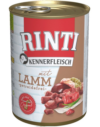 RINTI Kennerfleisch Lamb Hrana umeda caine adult, cu miel 400 g