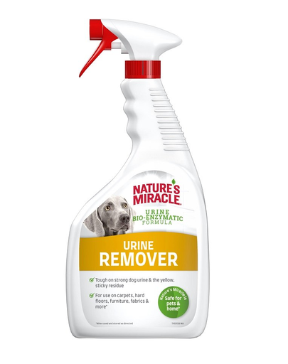NATURE\'S MIRACLE Urine Stain&amp;Odour Remover Dog Spray impotriva petelor si miorsurilor, caine 946 ml