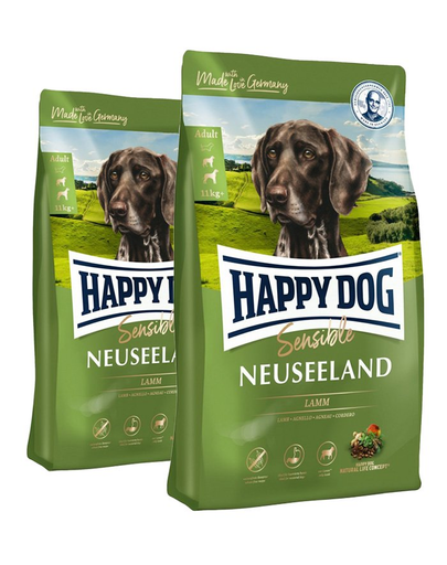 HAPPY DOG Supreme Noua Zeelandă Hrana uscata caini sensibli (2 x 12.5 kg) 12.5