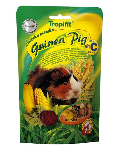 TROPIFIT Premium GUINEA PIG Hrana completa pentru porcusori de Guinea, cu roscove si lucerna 500 gr