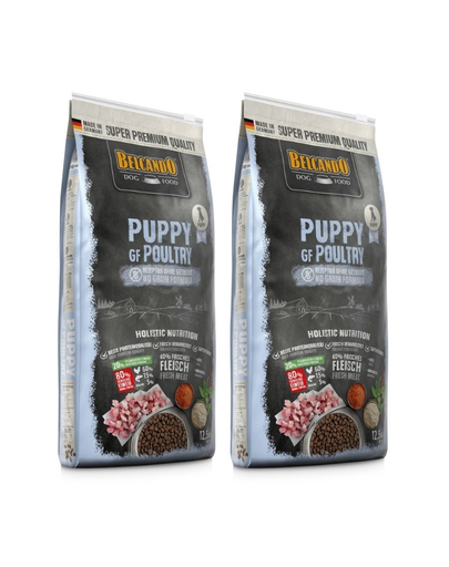 BELCANDO Finest Grain Free Puppy hrana uscata pentru pui, varsta 4 luni+ 8 kg (2×4 kg)
