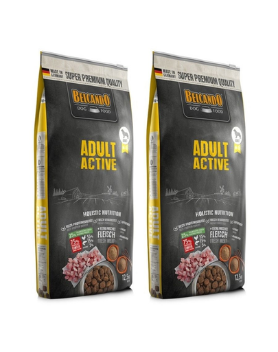  BELCANDO Adult Active 25 kg hrana uscata caini adulti activi, cu pasare (2x12.5 kg) 