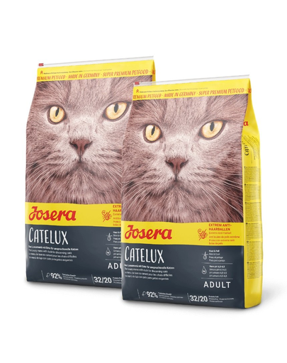 JOSERA Cat Catelux hrana uscata pisici adulte pretentioase, cu pui si rata 20 kg (2 x 10 kg) adulte imagine 2022