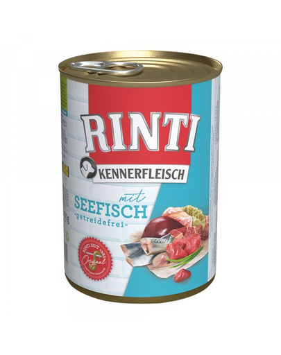  RINTI Kennerfleisch Hrana umeda caini, cu peste marin 400 g 